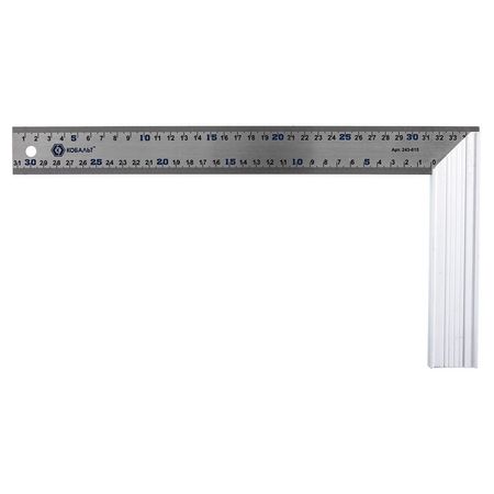 Угольник столярный 350мм 243-615 КОБАЛЬТ нерж.