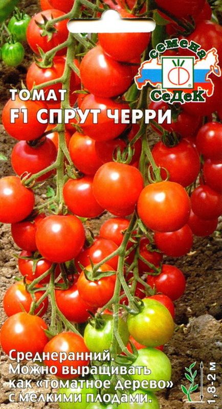 Томат СПРУТ ЧЕРРИ F1 0,03г. (СеДек)