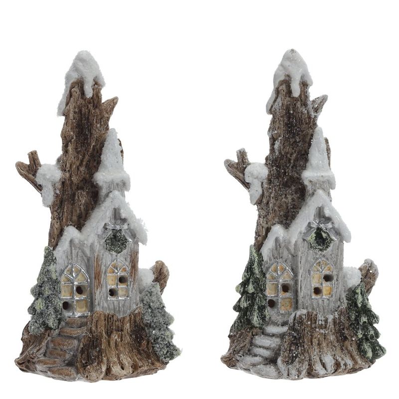 Фигурка "Домик" 822542 с подсветкой (9*8*18см.)