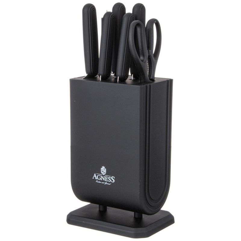 Набор ножей 911-741 (8пр. пласт. подст.) ВД