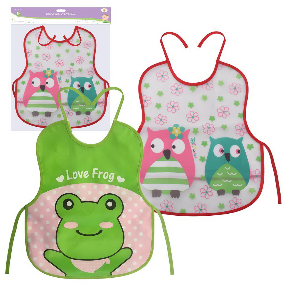 Нагрудник детский "Мультяшка" VL90-121 Мд