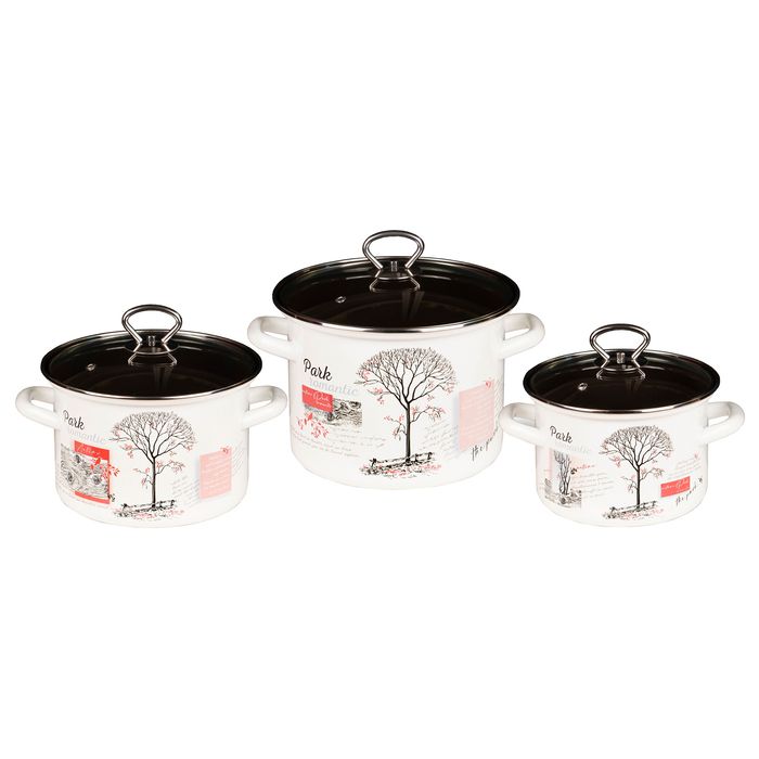 Набор "Осенний парк-5-1-Люкс стиль" (3к.: 1,9/2,5/5л.ст/кр. ) бел. Керчь