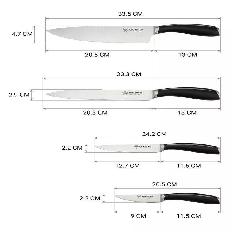Набор ножей Stein-4SS (4пр.) POLARIS