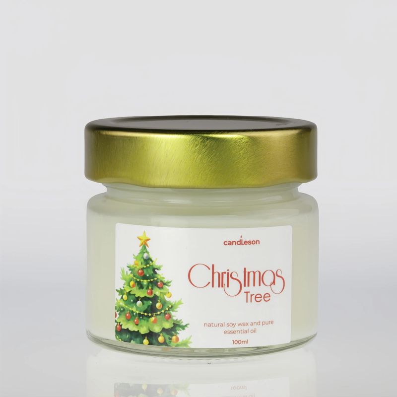 Аромасвеча "Рождественская ель" 24514 100мл. (в банке)