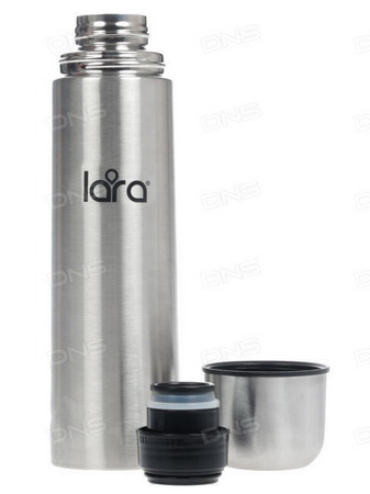 Термос стекл. LARA LR04-82 1,0л.