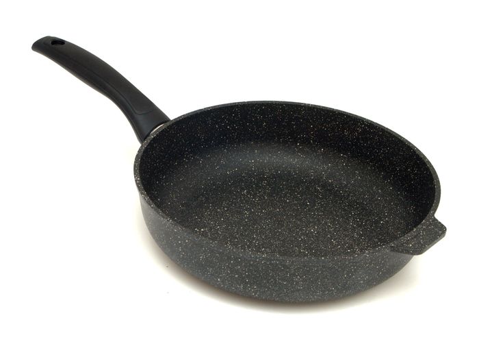 Сковорода Волг. а/пр. "Помощница" d260мм. "Природный камень" 23102 со съемн.руч. б/крышк.