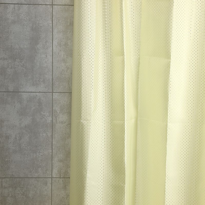 Занавес д/ван.комн. 180*180см. п/эстер. "Бриллиант" 10015 Ромб-белая М.