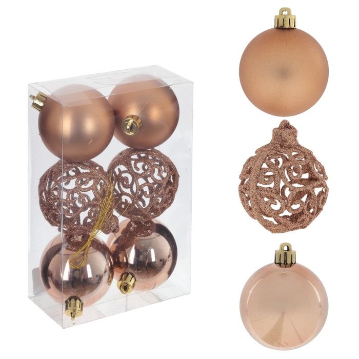 Шары (набор 6шт.) d6см. 764234 (бежевый) Р