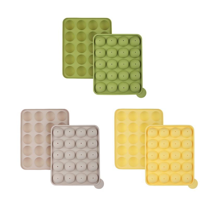 Форма д/выпечки силикон. 856-192 "Кейкпопс" с крышкой (20 ячеек+20палочек) 22,5*18,5см. VETTA