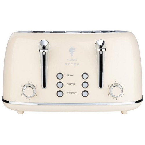 Тостер Leonord LE-1913 RETRO 107479 (1,63кВт )