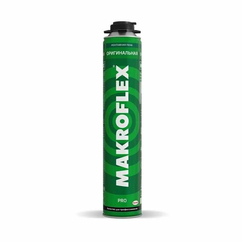 Пена монтаж. "МАКРОФЛЕКС" Оригинальная ПРО 0,75л. 3003344/3048184 летняя
