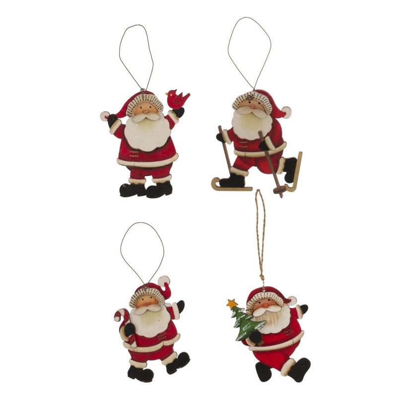 Подвесн.украш. "Дед Мороз" 822624 h=10,5см.