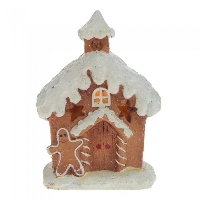 Фигурка "Домик" 806412 с подсветкой (11*6*15,5см.)