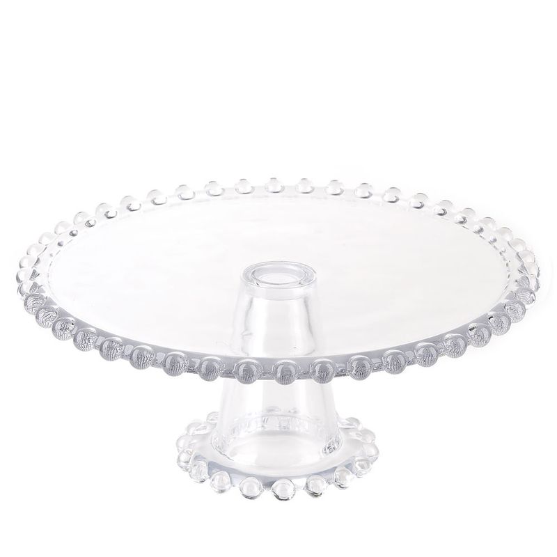 Блюдо 9950115 "Gocciolina" на ножке (стекло) (подар.уп.) ЕНС