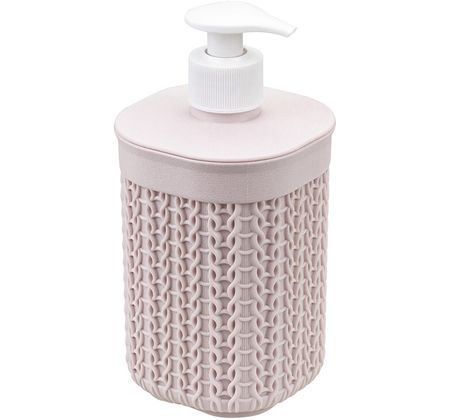 Дозатор д/жидкого мыла ВЯЗАНИЕ КН2239ЧР (чайная роза)