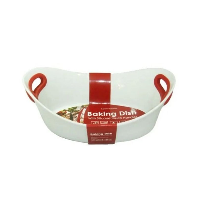 Форма д/запекания DC1020008 овал. 25,5см. с силик. ручками Т