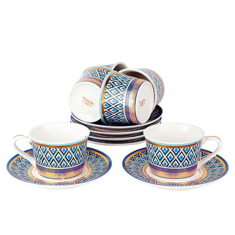 Чайный сервиз 0200180 "Goldtn Blue" 12пр. (подар.уп.) ЕНС