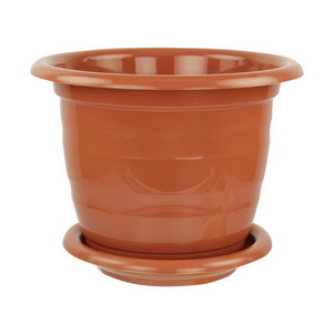 Горшок д/цв. "Виола"  1л. с подд. М1331 (коричн.)