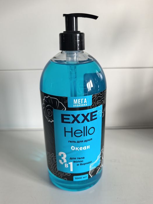 Гель д/душа EXXE Hello "Океан" 3в1 8284 1,0мл. (Арвитекс)
