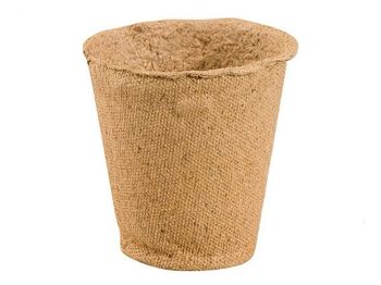 Горшочек торфяной 0,25л. (80*80мм.) кругл. (набор 20шт.)