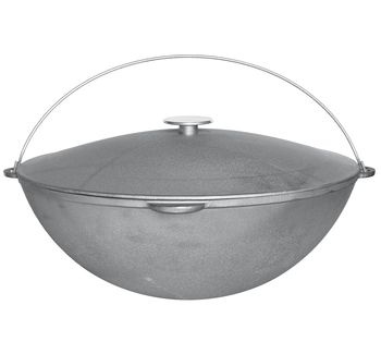 Казан чуг. Укр. 22,0л. "Туризм" походный d50см 0922/1622-6 (с крышк.)