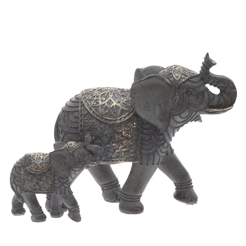 Фигурка "Слоны" 817218 (26*10,5*18,5см.) Р