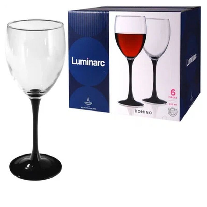 Набор фужеров DOMINO 85399 (4шт.) д/вина 250мл. (ОСЗ)