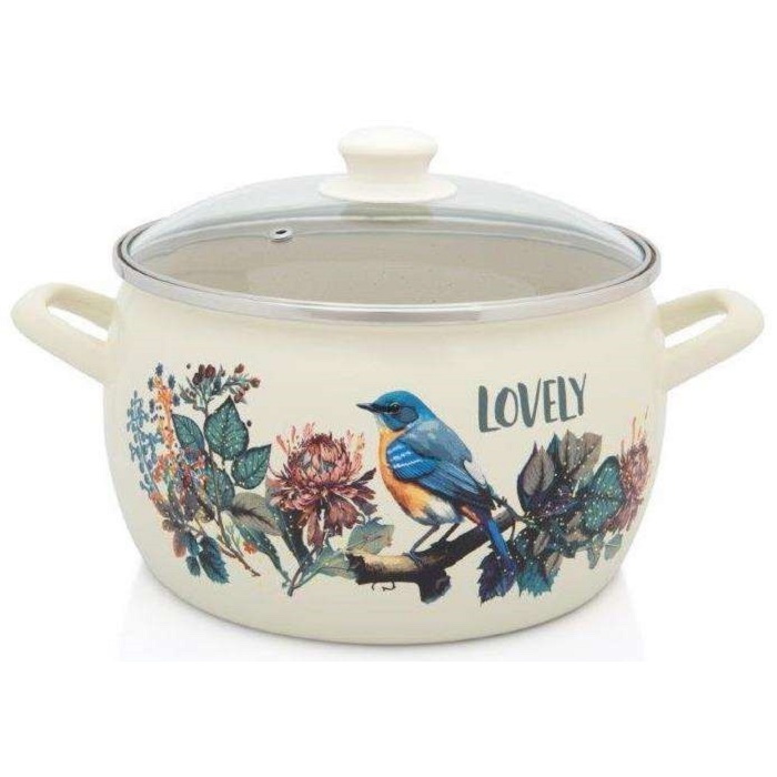 Кастрюля  3,1л 383709 Певчая птичка ,ст/кр. Экслюзив Юг.