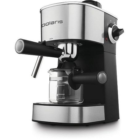 Кофеварка эл. POLARIS РСМ 4008AL (800Вт. рожковая, нерж.)