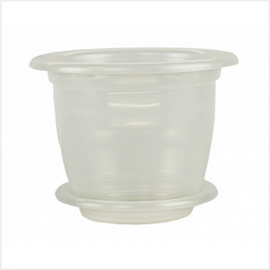 Горшок д/цв. (д/орхидеи) 2л. с подд. М1605 (прозрачн.)