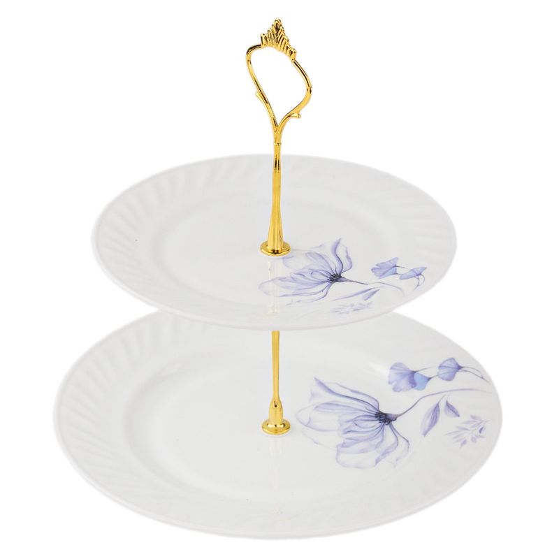 Ваза 2-х ярусн. 02-2287 "Николь"  Глория