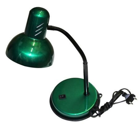 Лампа настольная НТ-2077А , зеленый перламутр, h=44,0см, 60Вт, Е27