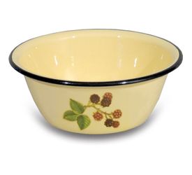 Миска эмал. 0,8л. 1с5с с/д Чер.