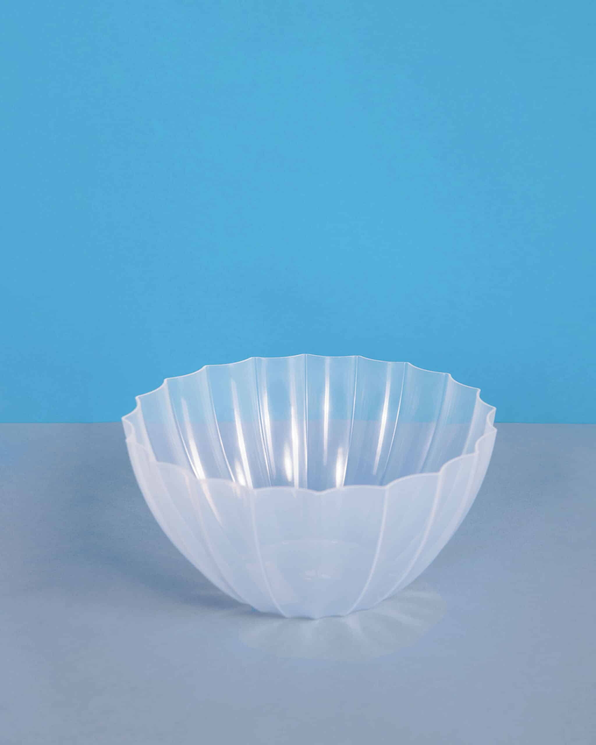 Кашпо РАКУШКА 3,4л. со вставкой 1912 (прозрачный) ДП