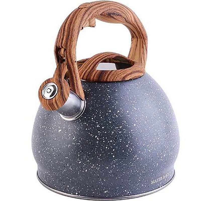 Чайник нерж. МВ30964 3,0л. со свист. цв.корп.