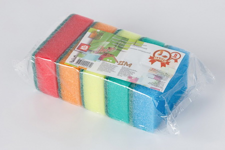 Губка д/посуды "Lys Royal" 5шт. гх056 П