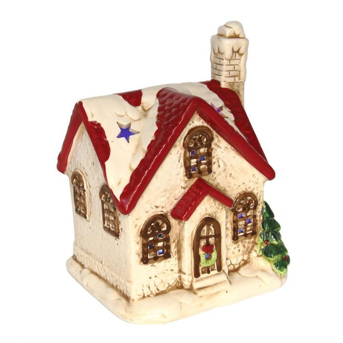 Фигурка "Домик" 233045 с подсветкой (15*12,5*19см.) Р