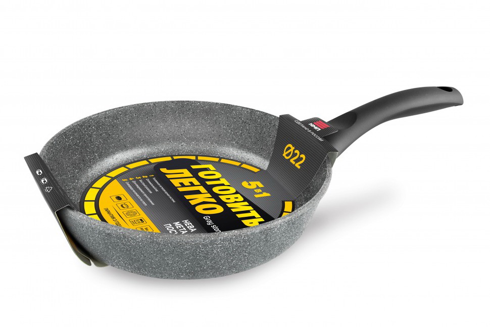 Сковорода С-П d220мм. "Готовить легко" Stone Gray GL4122 а/пр.