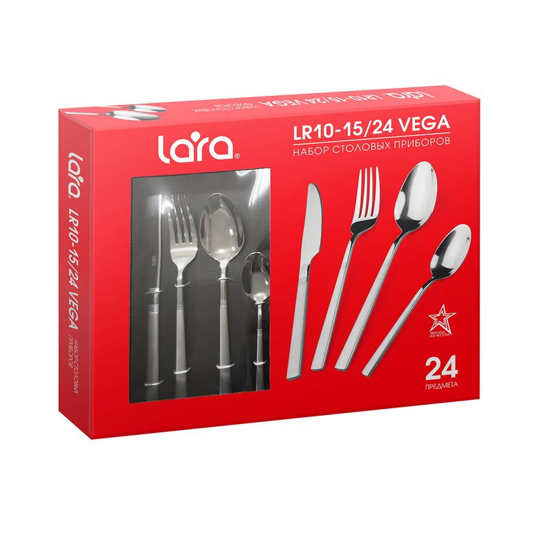 Набор столов.прибор. LARA LR10-15/24 (24пр) Vega