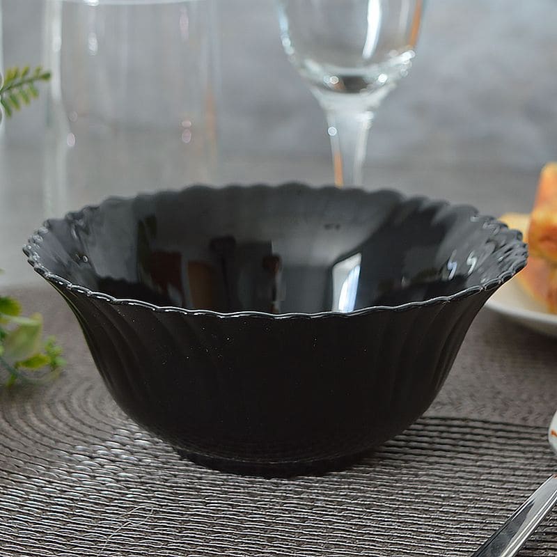 Салатник HLHKW60 d=15см, Black волна