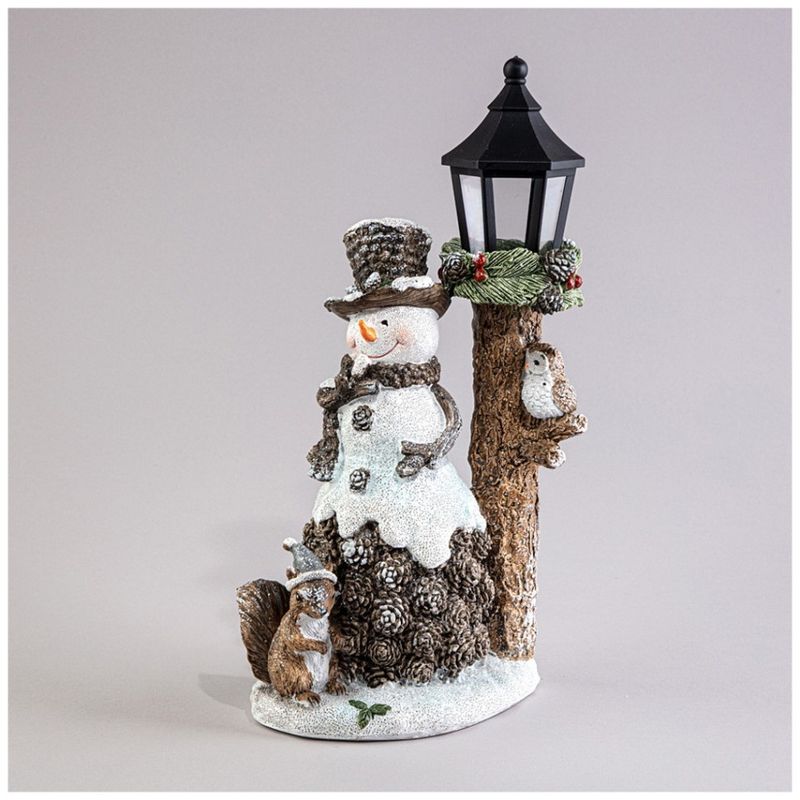 Фигурка "Снеговик" 121-114 с подсветкой (17,5*11,5*30см)