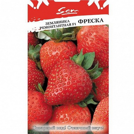 Земляника ФРЕСКА F1 15шт. (ремонтантная, крупноплодная) (СеДек)