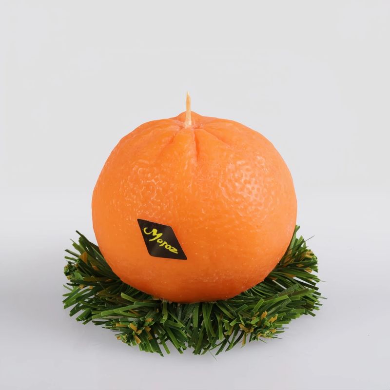 Свеча "Крупный мандарин" 23453 (ароматизир.)