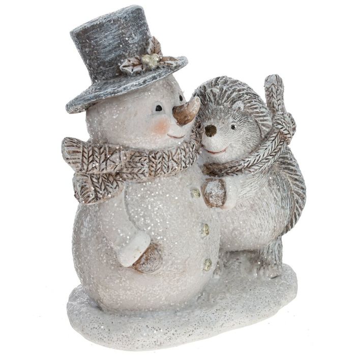 Фигурка "Ёжики" 791657 (10*6*11см)