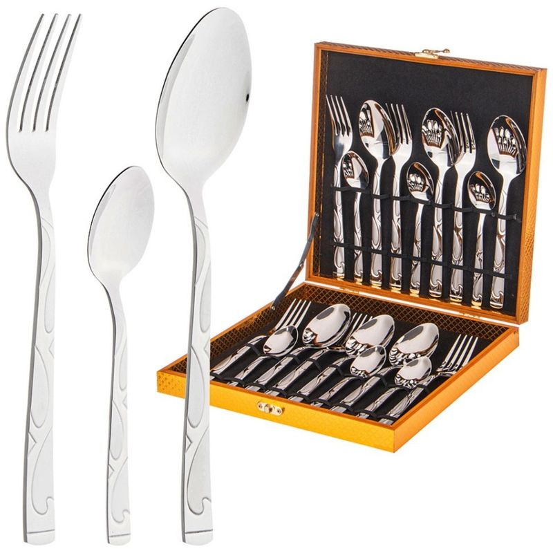 Набор столов. прибор. 942-550 18пр. (в дер. кейсе) ВД