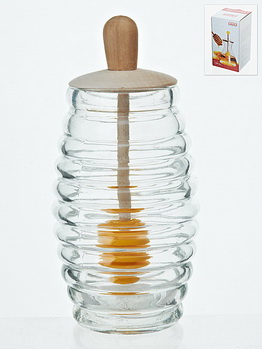 Банка д/меда 5470002 0,25л. (стекло) подар.уп. ЕНС