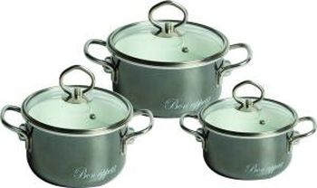 Набор №13 "Bon appetit"/Приятной трапезы 8DB135S (3к.: 2/3/4л.) мокр. асф.Vitross Чер