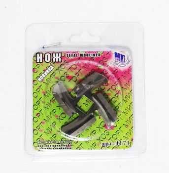 Нож д/мясорубки эл. (4-х лепестк.хром) ЧНз-7 (4171) Д