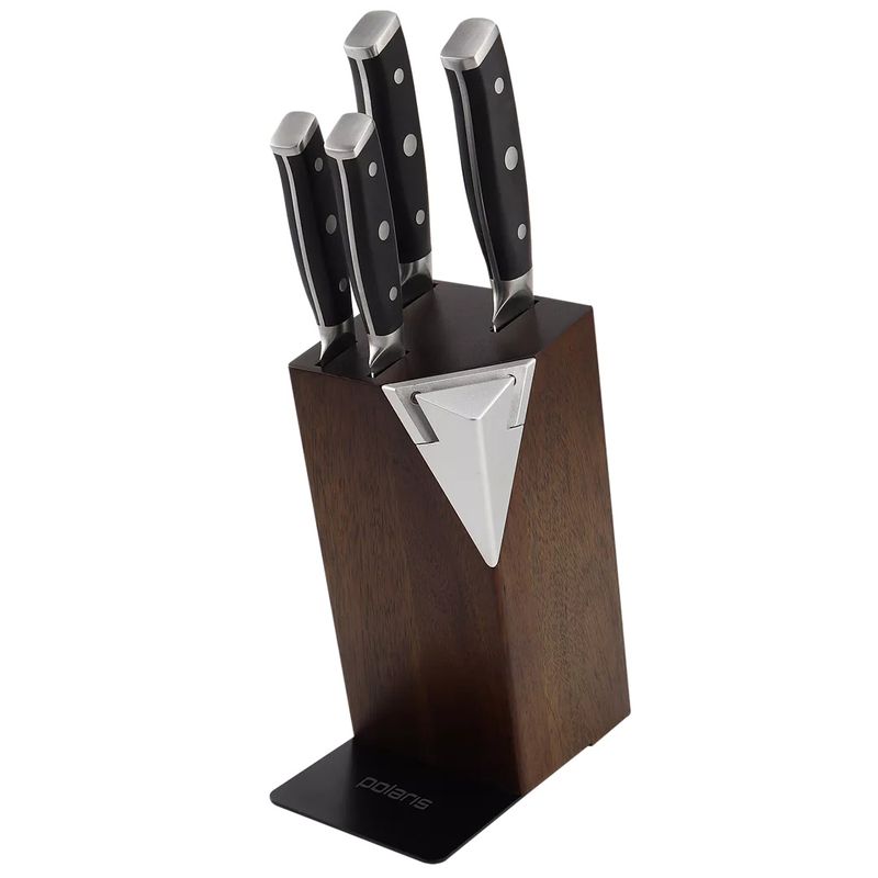 Набор ножей Master-5SS (5пр. 4 ножа+подставка) POLARIS