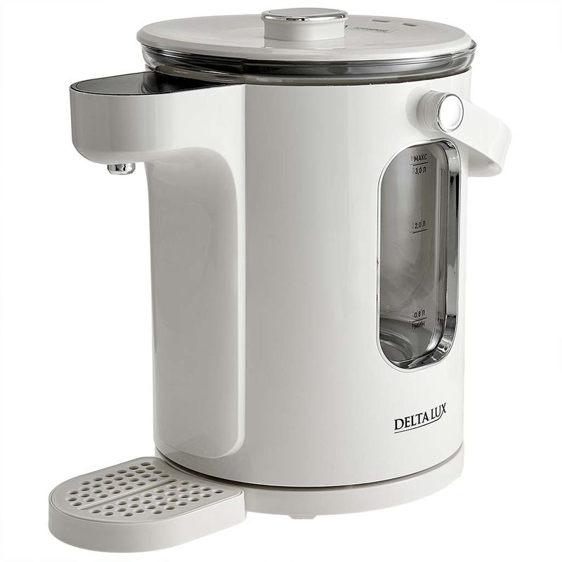 Термопот DE-1701 1,6 кВт, 3,0л., (стекло, пластик)